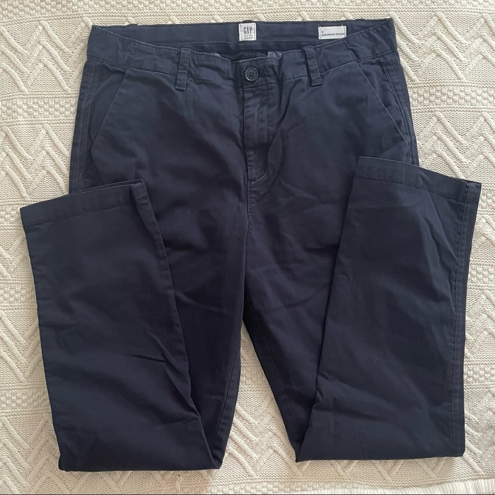 GAP Womens Girlfriend Chino Navy